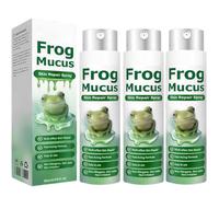 Spray reparador ultraintensivo con mucosidad de rana, spray calmante avanzado para la piel, elimina manchas para hombres y mujeres, hidratante y humectante para todo tipo de pieles (3PCS)