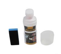 Spray restaurador de sellos de goma para coche con esponja y toalla para junta de puerta y ventana, kit de protección de pulido de renovación negra contra el clima, agrietamiento, secado automático