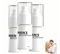 Spray ritardante a lunga durata per uomo, spray ritardante maschile, trattamento per massaggi maschili, formula delicata, migliora la qualità dell'amore e il comfort, 30 ml (3Piezas)