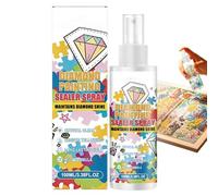 Spray sellador para cuadros brillantes - Adhesivo de secado rápido, adhesivo para cuadros brillantes - Apto para principiantes, mujeres, hombres, adultos, artistas, aficionados, casa, sala creativa y