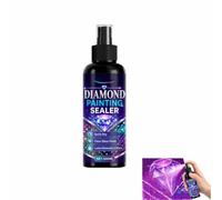 Spray Sellador Para Diamond Painting Arte De Diamantes,Revestimiento Protector Transparente Para Asegurar Taladros,Fija Las Piezas,Acabado Brillante,Secado RáPido Y Larga DuracióN (100ml)