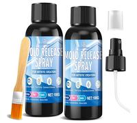Spray separador de moldes de silicona, 200 ml, antimoho, secado rápido, inodoro, adecuado para desmoldar velas, yeso, jabón y resina epoxi de plástico, yeso y moldes de metal