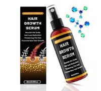 Spray Sérum para el crecimiento del cabello para hombre y mujer, acelerar el crecimiento del cabello, anticaída del cabello, con aceite de romero, aceite de ricino (Castor Oil) y biotina, 60 ml