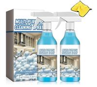 Spray Splash Cleaner,Upgrade Multi-Purpose Handheld Degreaser,Upgraded Foam Sprays for Ovens,Easy-To-Use Rust Remover for Kitchenware,Grime Remover Spray for Home Family (2)