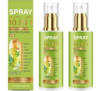 Spray Suavizante y Brillante 10 en 1: Reduce la Caída del Cabello, Aporta Volumen y Brillo Natural, Deja el Cabello Suave y Brillante Después de Usar, Fórmula Refrescante y No Grasa