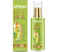 Spray Suavizante y Brillante 10 en 1: Reduce la Caída del Cabello, Aporta Volumen y Brillo Natural, Deja el Cabello Suave y Brillante Después de Usar, Fórmula Refrescante y No Grasa