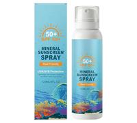 Spray Sunblock, SPF50 Mist, 120ml 5.94x1.57 Inches Hydrating Sunscreen, UVA UVB Protection, Beauty Accessories, Best Usage Accessory for Face Body Men Teens Women Travel Vacation Beach Outdoor Sports