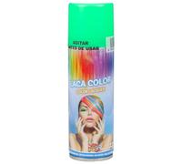 Spray Temporal con Color para Cabello - Efecto Vibrante, Fácil Lavado, Apto para Todos los Tipos, Secado Rápido, Ideal para Fiestas y Eventos, 125ml (Color Verde, 1 unit)