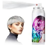 Spray Temporal De Color Para El Cabello Blanco, Spray Temporal De Color Para El Cabello De Un Solo Uso, Teñido Rápido, Fácil De Lavado Para Cosplay De Halloween, Adecuado Para Niños Y Adultos -100ml