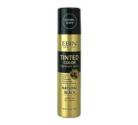 Spray temporal de color tintado, 3.38 onzas líquidas/negro natural, cobertura perfecta para cabello gris, spray para retoque de raíz