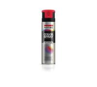 Spray Trazador Fluorescente Rojo 500 ml, Made in Italy - Pintura profesional de alta visibilidad, resistente a la intemperie, duración 12 meses, para obras y obras de construcción (rojo)