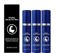 Spray Vitality, aceite Vitality con mejorado para hombres, spray retardante para hombres de larga duración, resultados de acción rápida (3pcs)