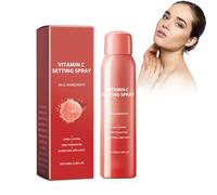 Spray Vitamina C Para Rostro, 100 Ml Spray Hidratante Para La Cara Pulverizador Hidratante Iluminador Con VC Natural Fijador De Maquillaje, Apto Para Todo Tipo De Pieles