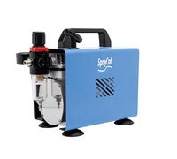 Spraycraft Compresor de aerógrafo SP2100 - Compacto y silencioso, 58 PSI, arranque y parada automáticos - para aerografía, pintura de modelos, arte y manualidades