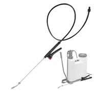 Sprayer Wand, Garden Hose Attachment, Leakproof Watering Tool, 1 Pack Silver Alloy, Long-Reach Design, Resistant Build, Yard Lawn Landscaping Irrigation Replacement for Outdoor Use