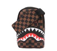Sprayground Bolso de hombro 'CHECK 2 EMBOSS' marrón / rojo / negro / blanco One Size marrón / rojo / negro / blanco