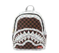 Sprayground Mochila 'CREAM AND BROWN TEAR CHECK SAVAGE' marrón / gris claro / negro / blanco One Size marrón / gris claro / negro / blanco