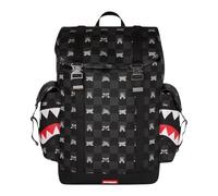 SPRAYGROUND ZAINO GRAY PEEKING CHARACTER CHECK MONTE