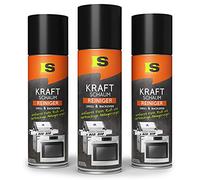 Spraytive 3 x 500 ml limpiador de barbacoa y horno - Spray de espuma fuerte - Fácil limpieza de bandejas de horno, parrilla, olla & Co - Limpiador de barbacoa sin calentamiento.