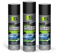 Spraytive 3 x 500 ml Power Diseiser - Spray descongelante para ventanas y cerraduras de coche - Descongelante actúa en segundos hasta -20 °C - respetuoso con el material - retrasa la regeneración de