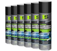 Spraytive 6 x 500 ml Power Diseiser - Spray descongelante para ventanas y cerraduras de coche - Descongelante actúa en segundos hasta -20 °C - Protege el material - retrasa la regeneración de hielo