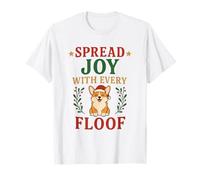 Spread Joy Happy Corgi Christmas Floof Corgi Dog Lovers Kids Camiseta