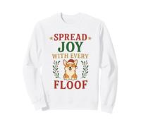 Spread Joy Happy Corgi Christmas Floof Corgi Dog Lovers Kids Sudadera