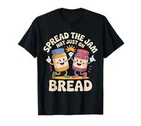 Spread The Jam Not Just On Bread Motivacional Positivo |- Camiseta