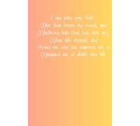 Spread the Word - 6"x9" lined notebook - 100 pages - Stylish Cover, Perfect Size, Quality Paper: Versatile Use, Use it as a journal, diary, or even a creative project notebook.