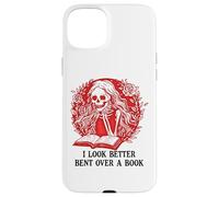 Spread Those Pages Good Girl I Look Better Bent Over a Book Carcasa para iPhone 15 Plus