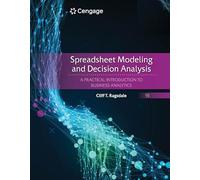 Spreadsheet Modeling and Decision Analysis: A Practical Introduction to Business Analytics (Mindtap Course List)