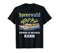 SPREEWALD Ven EN MI Barca Naturaleza Canoa Agua Crucero Camiseta