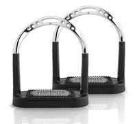 Sprenger Estribo giratorio Flexcite Grip para aliviar la tensión de los tobillos. Arco con una amplia superficie antideslizante de 120 mm, cuidadoso con las articulaciones, acero inoxidable