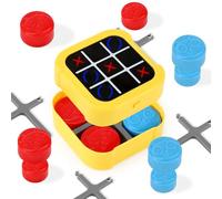 Sprifityy Electrónico Tic TAC Toe Bolt,Juegos de Viaje Portátiles 3 en 1, Memoria Electrónica Portátil Consola de Juego,que fomenta la capacidad de reacción rápida, juegos de mesa para niños y adultos