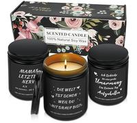 Sprifityy Velas Aromáticas para Hombres,9 Piezas Velas Perfumadas,para Regalo del Día del Padre,Regalos para Hombres,para Camping/Exterior/Pícnics/Interior,Con aromas de café,galletas y chocolate