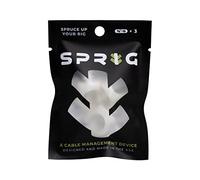 Sprig - Clips para guiar Cables 3/8”-16, 3-Pack - Fluorescente