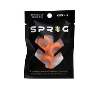 Sprig - Clips para guiar Cables 3/8”-16, 3-Pack - Naranja