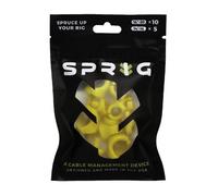Sprig Value Pack (10x1/4 +5x3/8 ) Gestión de cables amarillo