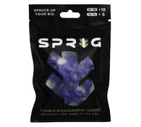 Sprig Value Pack (10x1/4 +5x3/8 ) Gestión de cables Azul