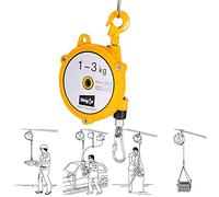 Spring Balancer Retráctil, Balanceador de Resorte Portaherramientas para Línea de Montaje para Colgar y Fijar Herramientas, Audaz Cable de Acero de 1.5m + Carcasa de Acero, Larga Vida Útil
