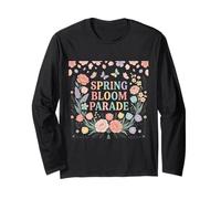 Spring Bloom Parade Floral Garden Vibes Manga Larga