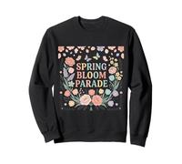 Spring Bloom Parade Floral Garden Vibes Sudadera