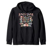 Spring Bloom Parade Floral Garden Vibes Sudadera con Capucha