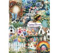 Spring Blooms: A Cut & Collage Book of Floral Beauty Spring Variety for Junk Journaling