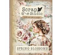 Spring Blossoms Junk Journal Ephemera: Vintage floral paper elements for junk journaling and crafts