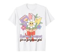 Spring Bouquet for a Gorgeous Girl Book Lover Camiseta