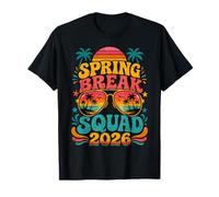 Spring Break Squad 2026 Vintage Retro Vacation Humor Camiseta