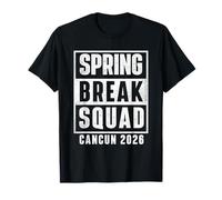 Spring Break Squad Cancún 2026 - Viaje Chicas Vacaciones en la Playa Camiseta