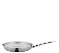 Spring BRIGADE PROFILE - Sartén de acero inoxidable con estructura de panal de abeja, núcleo de aluminio de 3 capas, para todo tipo de cocinas, incluida inducción, apta para horno, borde de vertido,