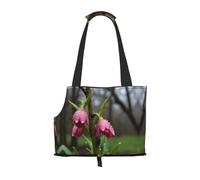 Spring Buds After Rain - Bolsa de hombro plegable portátil para mascotas, adecuada para llevar mascotas pequeñas